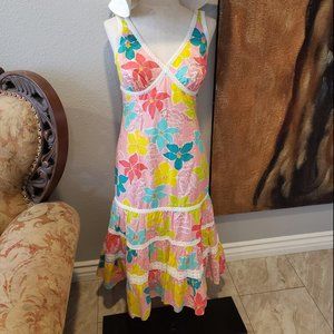 Vintage Lilly Pulitzer Jacinda Floral Dress
